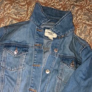 forever 21 light blue jean jacket - small